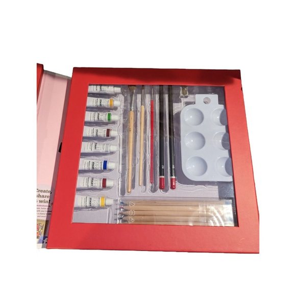 New Introduction To WaterColor Techniques of Painting By Spicebox Kit book paint - Picture 2 of 3